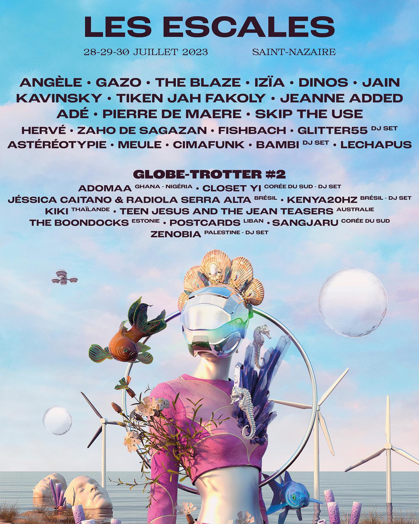 Affiche Festival Les Escales 2023